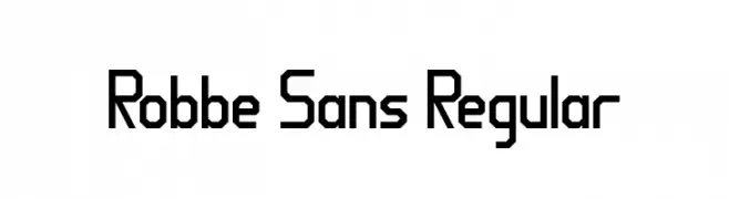 Robbe Sans Regular  Frei Schriftart Herunterladen