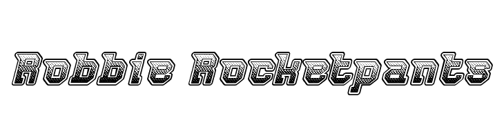 Robbie Rocketpants  免费字体下载