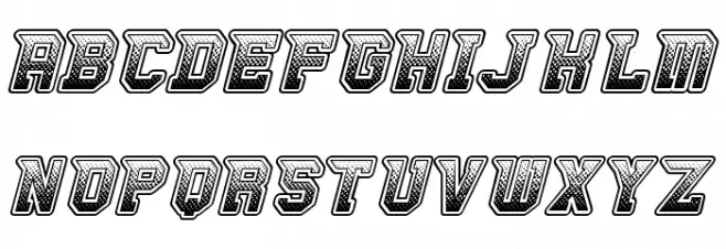 Robbie Rocketpants Schriftart Groß