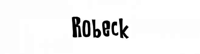 Robeck  Frei Schriftart Herunterladen