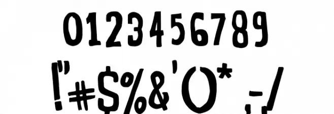 Robeck फ़ॉन्ट अन्य घर का काम