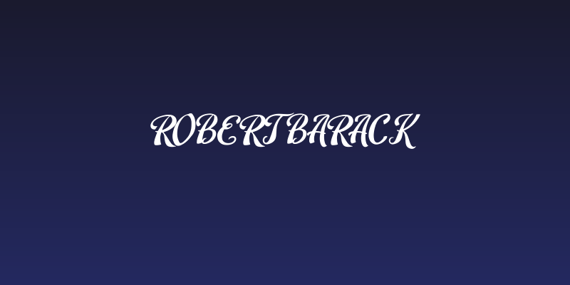 Robert Barack Social Header