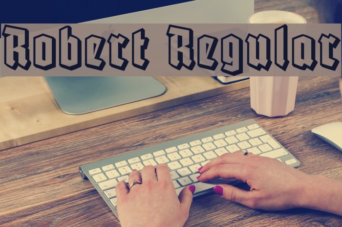 Robert Regular Font examples