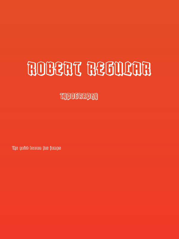 Robert Regular Poster