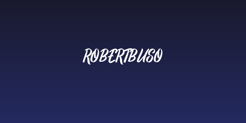 RobertBuso Social Header