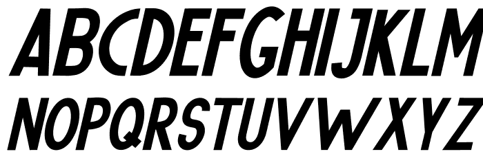 Roberto Italic Font LOWERCASE