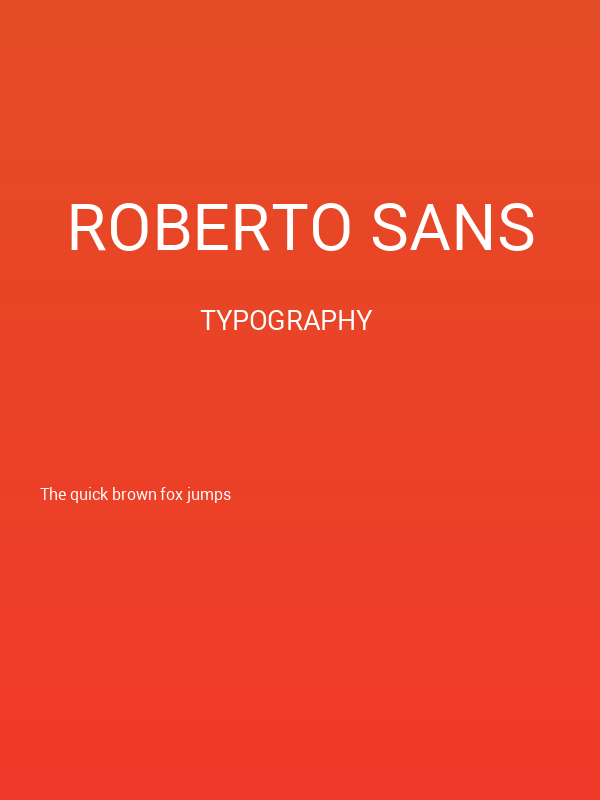 Roberto Sans Poster