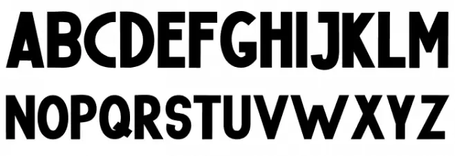 Roberto फ़ॉन्ट लोअरकेस