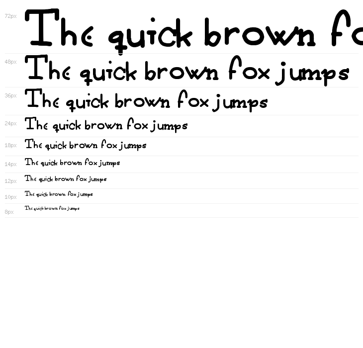 Robertokyo Gomitakihara Regular Fonty Waterfall