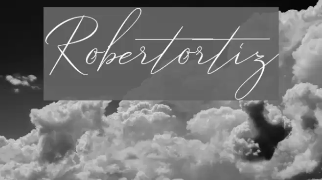 Robertortiz Font examples