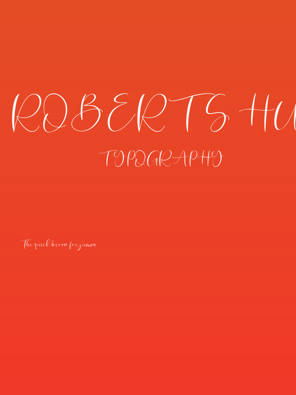 Roberts Humter Poster