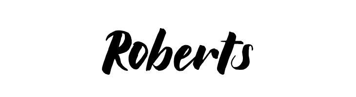 Roberts  font caratteri gratis