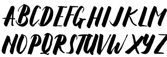 Roberts Font UPPERCASE