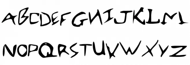 RobertsFont Caratteri MINUSCOLO