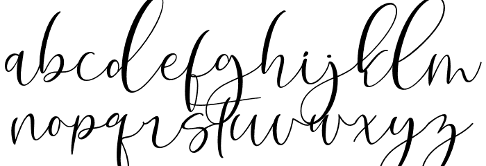RobertsHumter Font LOWERCASE