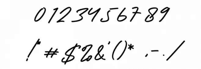 Robertson Alternate Font OTHER CHARS