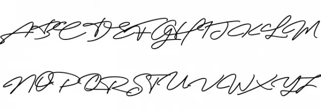 Robertson Alternate フォント 大文字