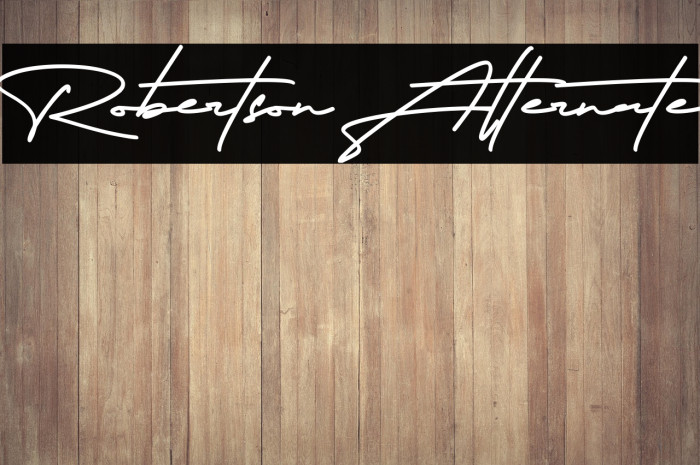 Robertson Alternate Example 1