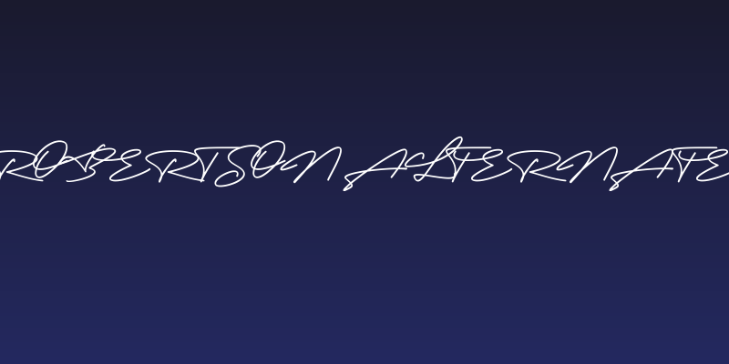 Robertson Alternate Social Header