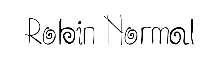 Robin Normal  免费字体下载