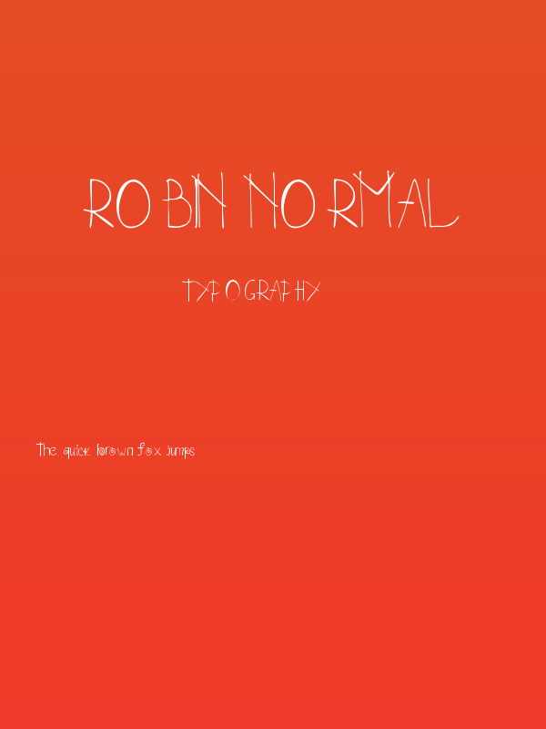 Robin Normal Poster
