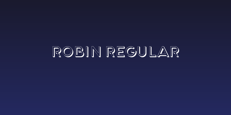 Robin Regular Social Header
