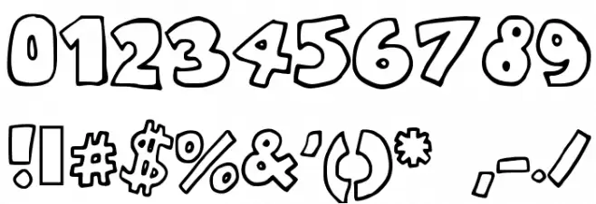 RobinGraffiti Font OTHER CHARS