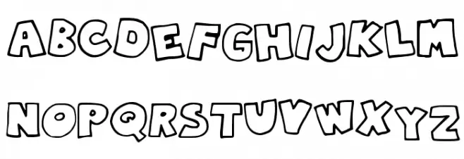 RobinGraffiti Font Litere mici