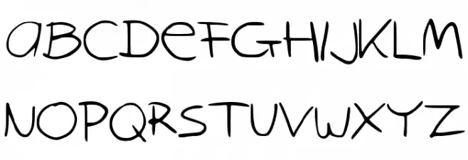 RobinScript Шрифта ВЕРХНИЙ