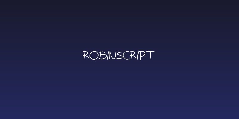 RobinScript Social Header