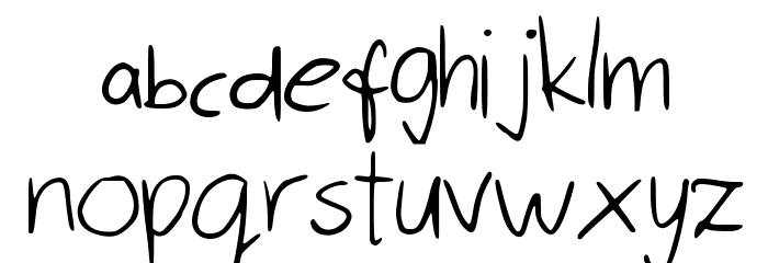 RobinScript Font LOWERCASE