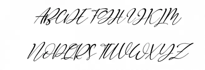 Robinette Italic Schriftart Groß
