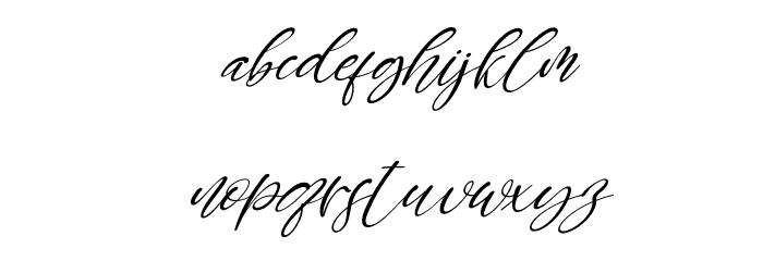 Robinette Italic Font LOWERCASE