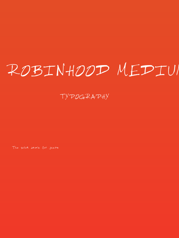 Robinhood Medium Poster