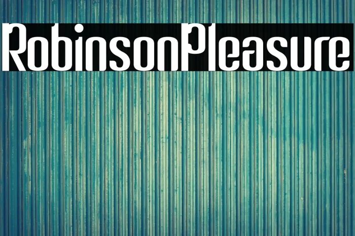 Robinson Pleasure Example 3
