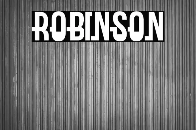 Robinson Font examples