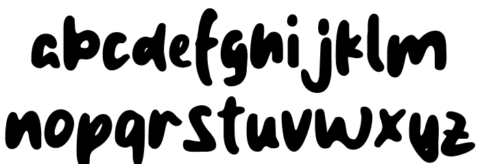 Robintos Font LOWERCASE