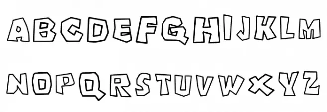 Roblox Font Regular Fuentes MAYÚSCULAS