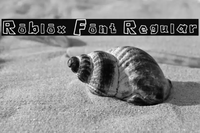 Roblox Font Regular Font examples