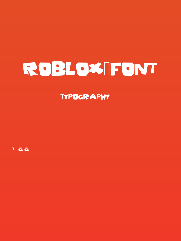 Roblox_Font Poster