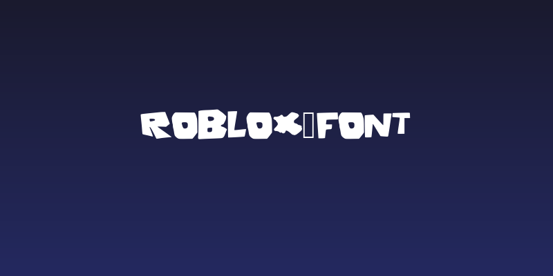 Roblox_Font Social Header