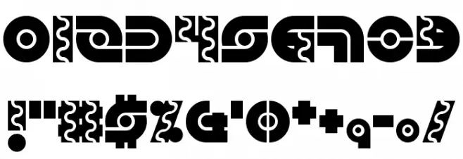 Robo Arriba Font OTHER CHARS