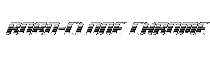 Robo-Clone Chrome  Fuentes Gratis Descargar