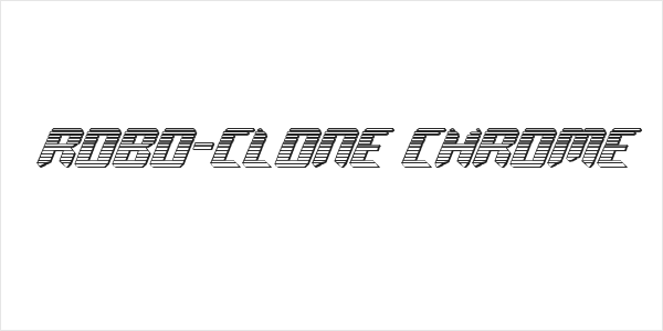 Robo-Clone Chrome Logo