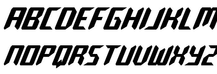Robo-Clone Condensed Font LOWERCASE