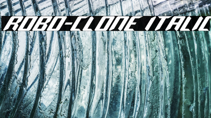 Robo-Clone Italic Example 1