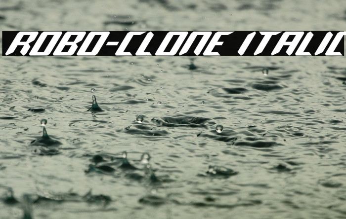 Robo-Clone Italic Example 3