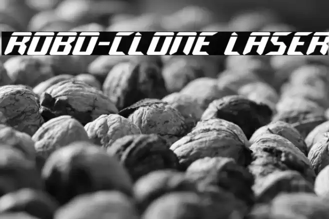 Robo-Clone Laser Font examples