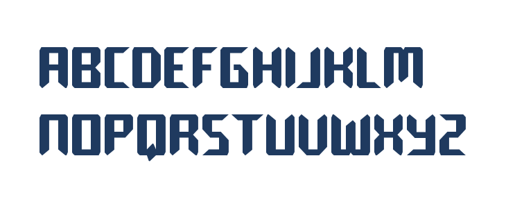 Robo-Clone Straight Condensed Lowercase
