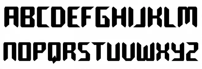 Robo-Clone Straight Condensed Schriftart Kleinbuchstaben